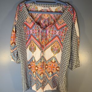 Hannah Boho Blouse Xl multicolor tunic